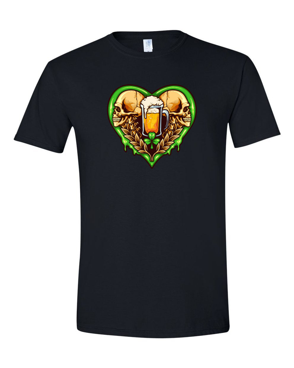 Love Beer & Skulls St. Pat's T-shirt